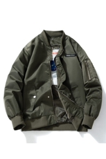 现货2色欧美街头酷炫棒球服飞行服夹克棉服外套，男装夹克，电商A105