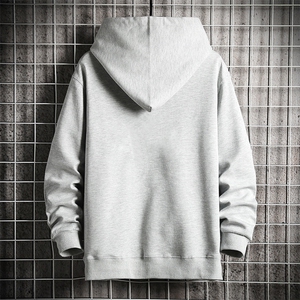 KS21232-P38  连帽开衫卫衣男运动外套大码班服 网格图片