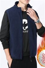 M-8XL男立领加绒加厚摇粒绒马甲背心5032-1_9809P50，男装背心/马甲，星座1516-1