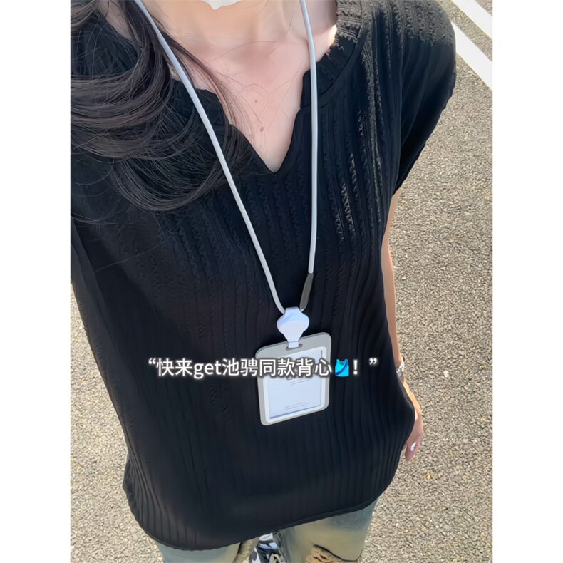 XZ809A/BXXX02/特P14不缺货肌理感美式V领坎肩背心T恤,男装背心/马甲,星座809A(原222-1)