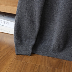 高品质男士羊绒衫羊绒秋冬保暖时尚休闲圆领毛衣男装，男装羊绒套衫，榆莲羊绒