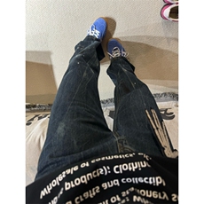 【有货】喷墨扎染牛仔裤男夏季薄款美式复古裤子-NZK56LL-特P48，男装牛仔裤，星座1007（原301D）