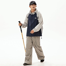 2025夏季新款男装撞色拼接宽松外套薄款透气立领防晒衣FSY12-F75，男装防晒衣，电商A101（原外27）