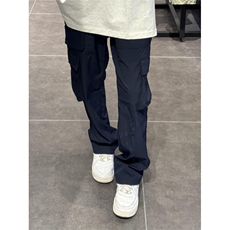 阔腿工装裤女机能风显瘦宽松嘻哈街头抽绳拖地裤束腰脚KD44，男装工装外套，星座1116A（原606A-3）