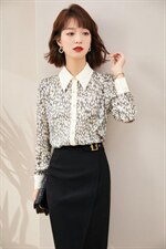 2021秋季新品撞色系衬衫，女装衬衫，秋子丰色(1F)