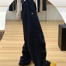 美式高街工装裤女秋冬新款宽松直筒休闲阔腿裤LB6266-P38加绒45，男装休闲裤，星座1008