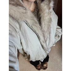 现货高品质美式高街冬季重磅硬挺短款座山雕毛领棉衣男女加厚外套，男装棉衣，电商A486