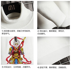 GM45203-P45加绒款-P65高领毛衣男士大码内搭毛线衣男网格，男装针织衫/毛衣，电商A040A