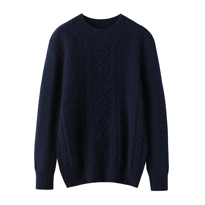 时尚保暖儿童羊绒衫秋冬新款半高领扭花设计适合男女童，童装儿童羊绒衫，暖钟情羊绒