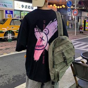 男圆领T恤宽松短袖T855P28图片