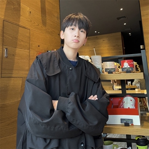 错位门禁飞行员夹克男外套男棒球衣服 XH26-P70图片