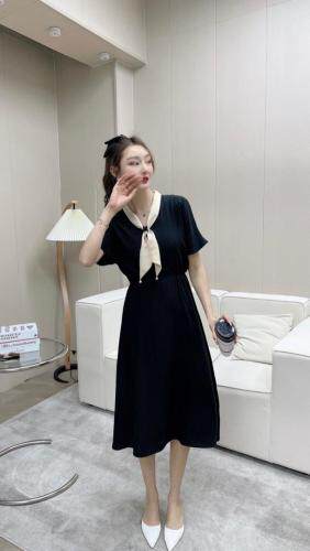 仿真丝连衣裙，两色四个码，女装连衣裙，VolcanicFlame丽璨