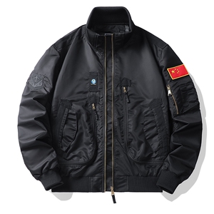 美式潮牌宽松版型飞行服时尚潮牌户外运动休闲夹克外套图片