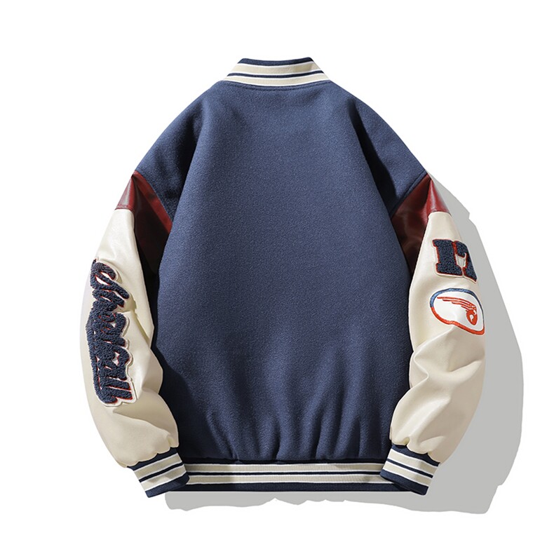 美式潮牌棒球服男秋冬加棉夹克棉服刺绣夹克男棉服JK2366-P115,男装夹克,星座308B-2