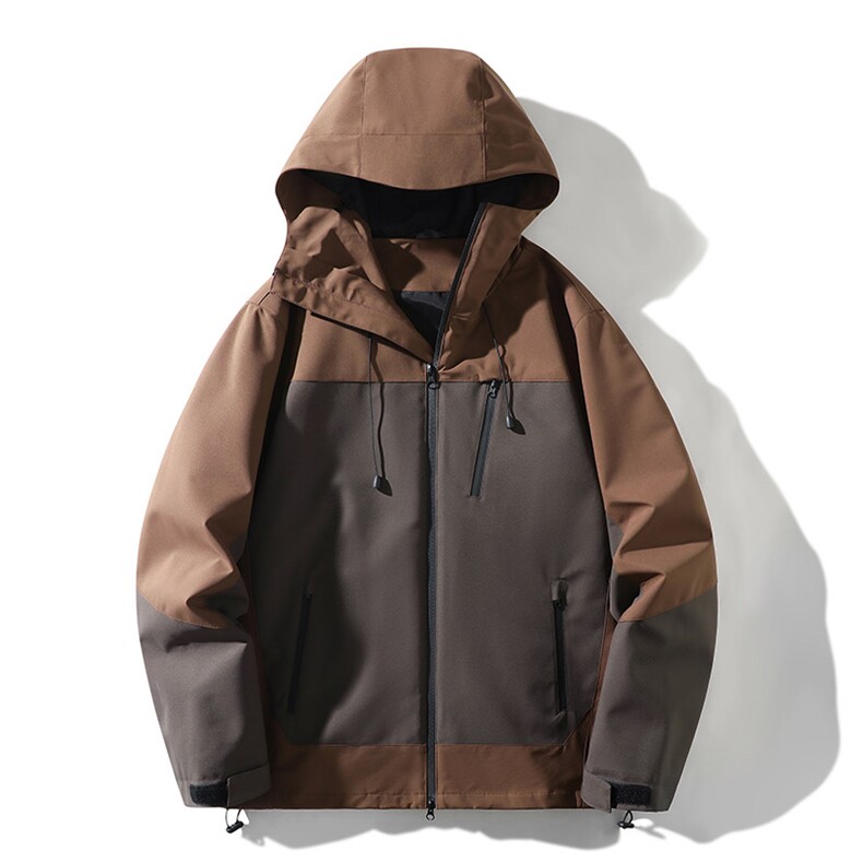 新款男女高品质户外登山服青少年学生冲锋衣夹克外套HS6607,男装夹克,星座1206（原A206）
