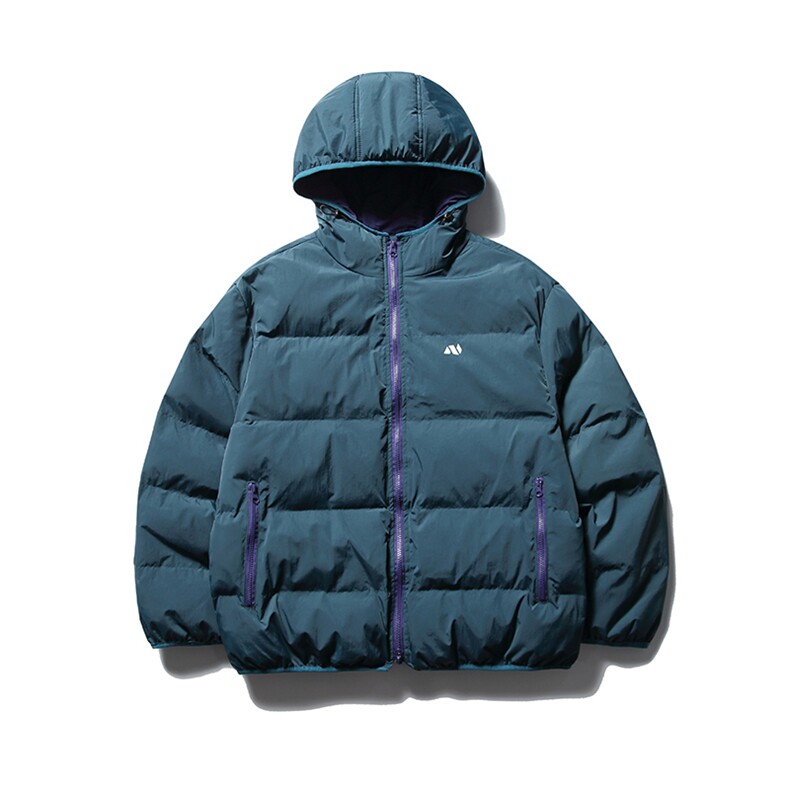 南夏乔装2025冬款纯色基础款印花LOGO连帽棉服日系保暖棉袄男棉衣,男装棉衣,电商S006（B521）