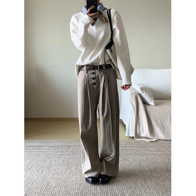 蓝色格子拼接翻领T恤长袖上衣情侣款卫衣男女,男装T恤,星座410-6（原星座1304-1）