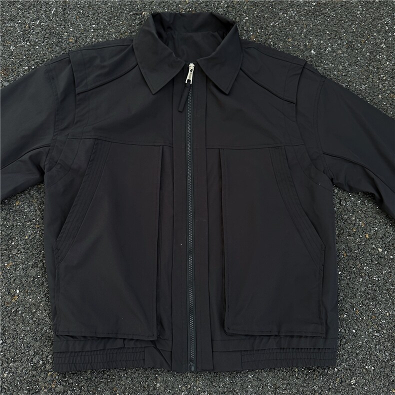 现货！！！JK732-尺码M-3XL-P65-秋季结构设计假两件夹克外套,男装夹克,星座1811B
