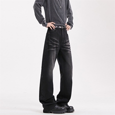 春季美式ins高街hiphop重工艺水洗牛仔裤货号K2320-1P55，男装牛仔裤，电商A063