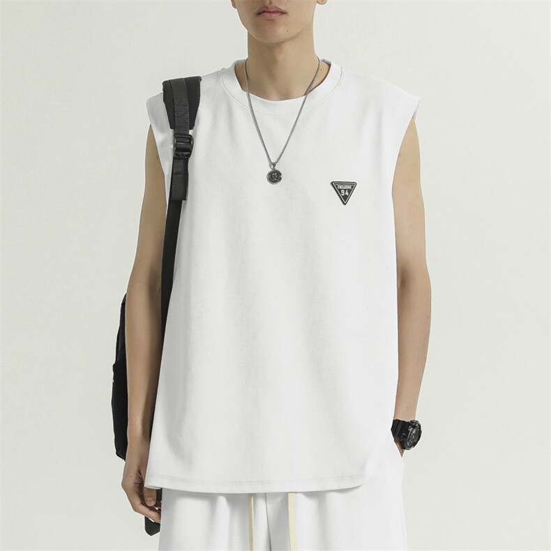 无袖夏季薄款宽松冰丝短袖速干篮球衣服背心休闲TT382-特批34,男装背心/马甲,星座718