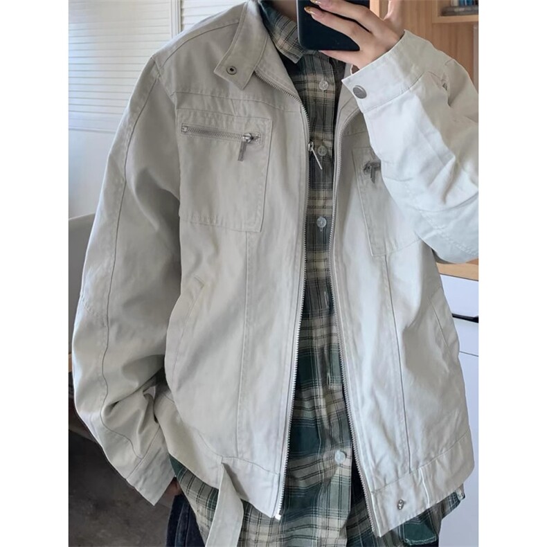 复古纯棉工装夹克外套JK089-P70,男装夹克,星座313A(原308A-2)