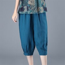 裤子2021年夏季简约收腰简约纯色潮流舒适通勤，女装裤子，独衣靓