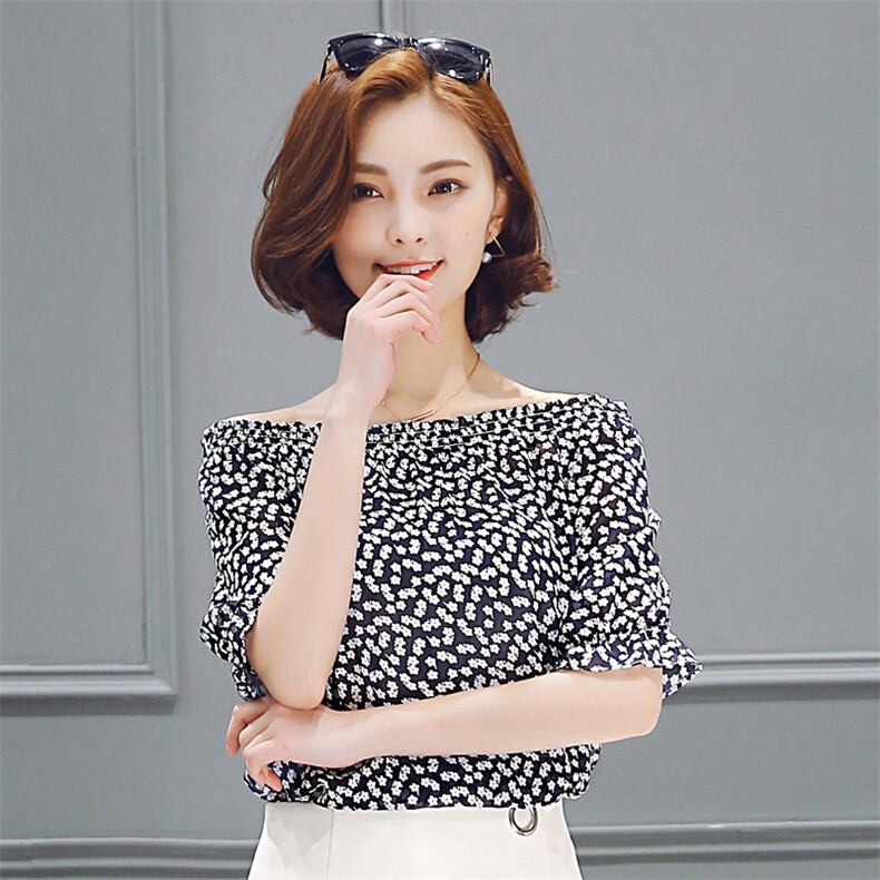 蕾丝衫/雪纺衫2020年春季纯色时尚潮流显廋百搭简约套头斑点,女装蕾丝衫/雪纺衫,众宇琦