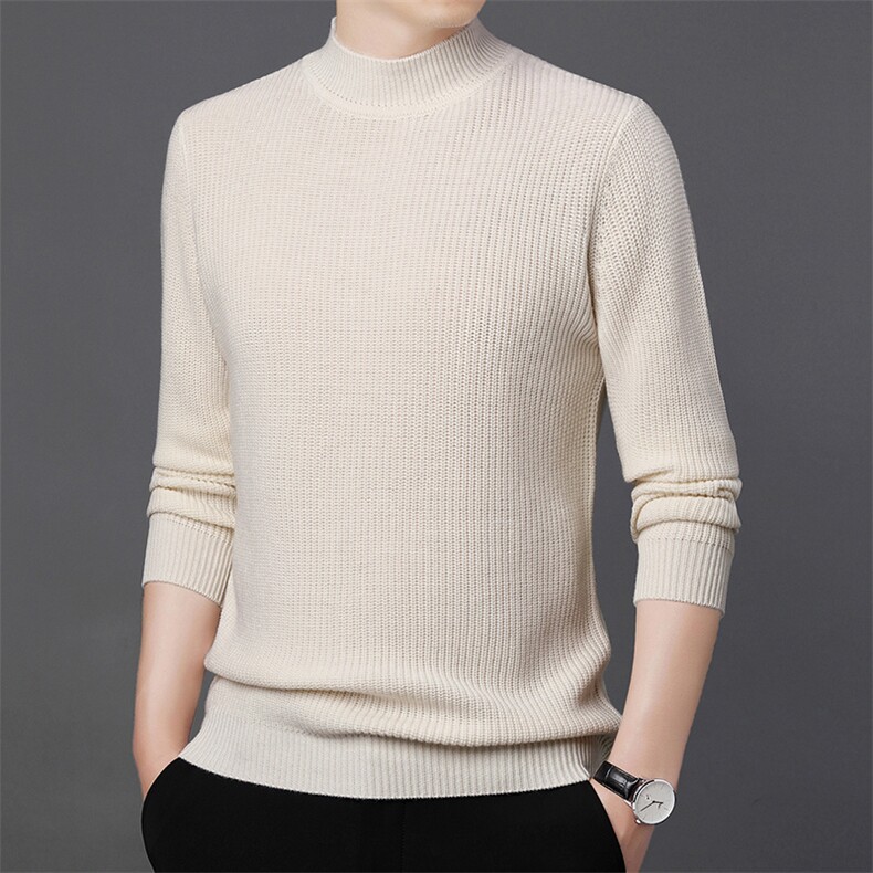 CM61031钱塘2020-2中年男士冬季厚款新款半高领羊毛衫P152,男装针织衫/毛衣,钱塘207-2