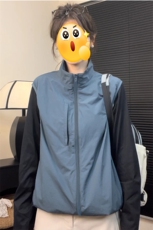 (网图慎用)户外登山防风防水男女宽松背心马甲MJ5273-特P45控88，男装背心/马甲，电商A001-1
