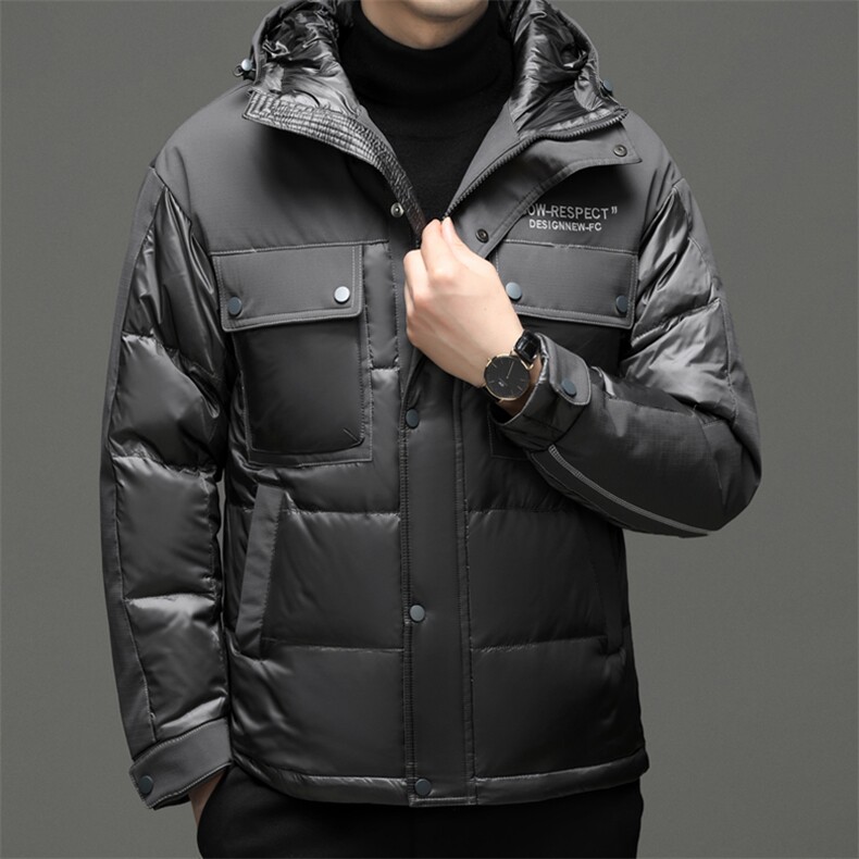 SQY28826秋冬新款2023年男士休闲羽绒服加厚保暖夹克外套P260图片
