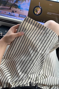 撞色条纹美学休闲百搭裤子复古街头时尚潮流短裤K776TP2548图片