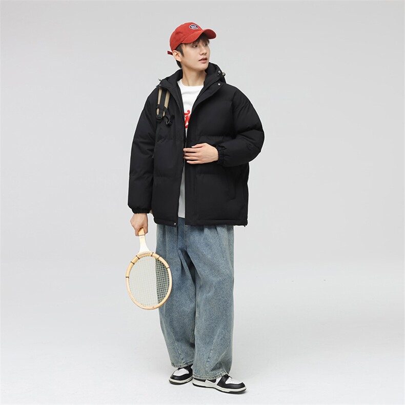 2025日系连帽保暖防风防水撞色棉衣面包服外套男女同款XY2277-P55,男装棉衣,星座717