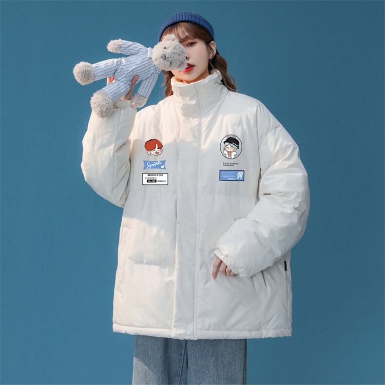 ！2023冬季新款男女同款立领棉衣百搭情侣棉服外套MY110特P78,男装棉衣,电商B220