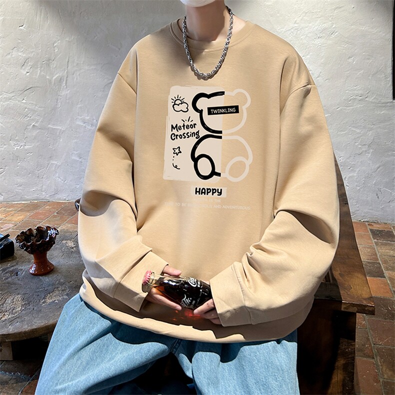 控38简约帅气百搭长袖t恤男大码卫衣T4352-P25,男装卫衣,电商A040