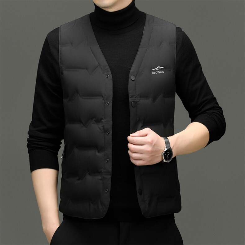 冬季羽绒马甲男外套2026年新款高端立领保暖羽绒服潮服马夹,男装羽绒服,钱塘6003（原4033）