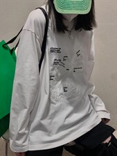 重工贴布刺绣T恤，女装T恤，Alissa Lin