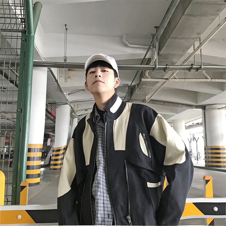 男士春秋季潮牌工装宽松外套男韩版潮流学生棒球服情侣JK0117-P50图片