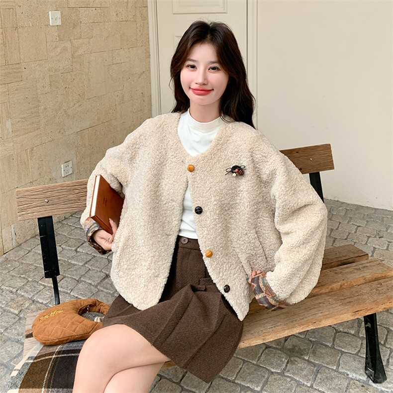 6921数据款大货已出加厚皮毛一体外套P175-K268,女装派克服,2D034