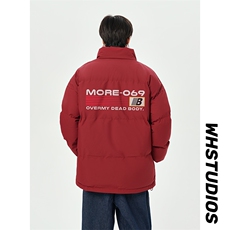 已注册白底直播抖音高品质宽松男羽绒棉面包服棉衣外套M1039P85，男装棉衣，电商C408(原B339-1)