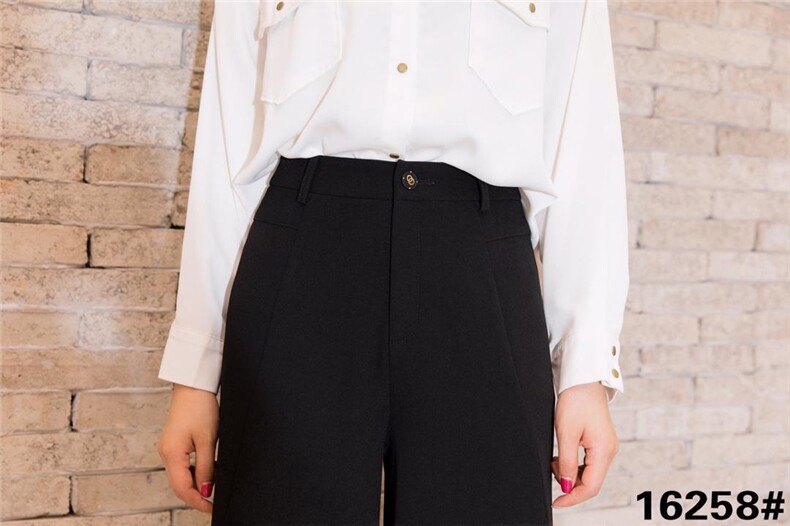 16258#?裙裤 腰头简约点缀?复古碰撞优雅? 裤身立体，其它，都市米兰