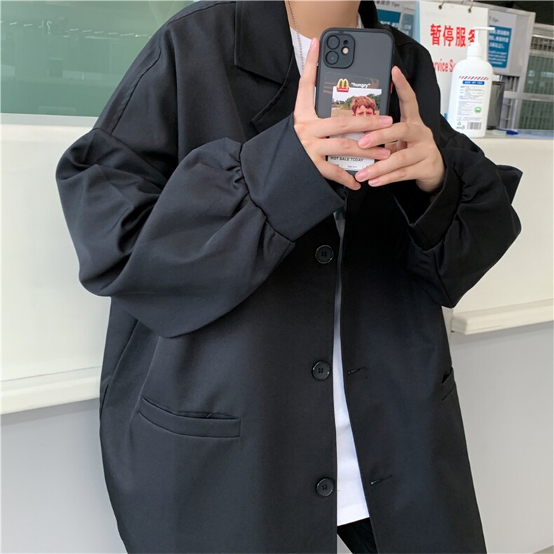 XF3090/P70秋装小西服男外套宽松上衣大码西装韩版潮流男,男装西服,电商A141