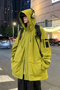 夜景男士防水连帽冲锋衣户外品质工装外套 A406 JK1199 特P85图片