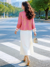 芷墨春季新中式复古通勤显瘦气质外套休闲设计感新款唐装短外套女，女装短外套，芷墨服饰