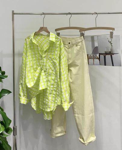 韩版棉麻衬衫，女装衬衫，QJJ