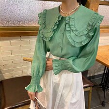 韩版娃娃领小衫，其它，朵缇