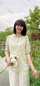 纯苎连衣裙小衫裤子裙子衬衣 时尚风 风淑女风休闲风，女装连衣裙，川哲