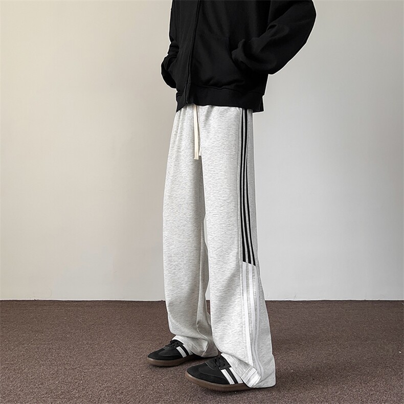 2025秋季新款双色条纹织带卫裤长裤XZ806-CK03058-p35-控58，男装休闲裤，四季星座806