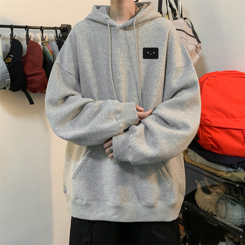 ！连帽圆领卫衣男装港风帽衫男 LM117-P35图片
