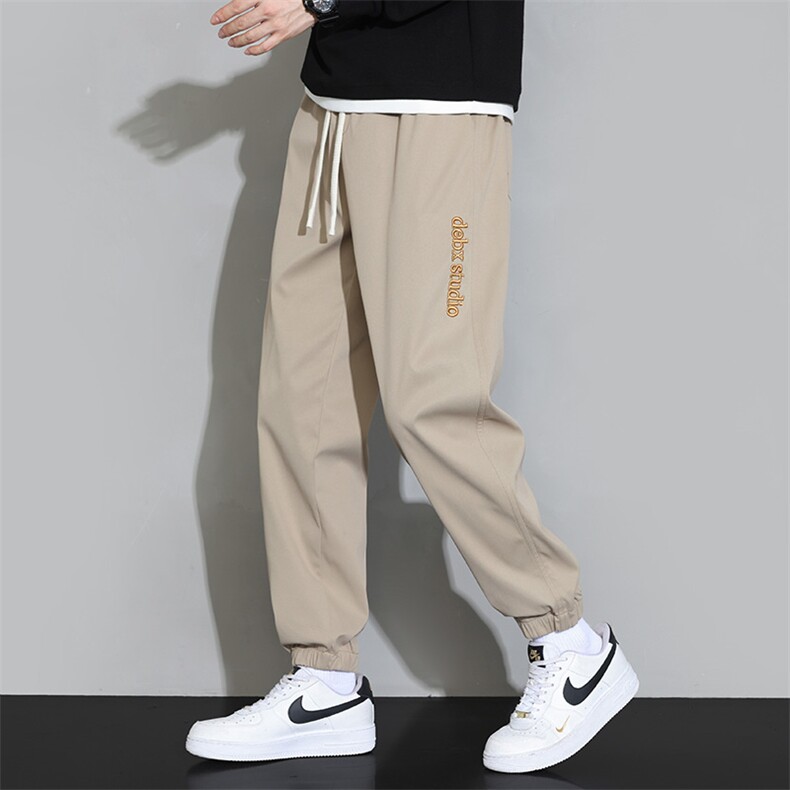 新款潮流帅气运动裤男款休闲裤男生九分长裤子A086-8892-P35,女装休闲裤,电商A068