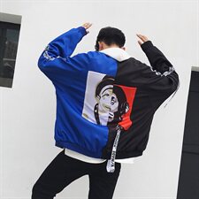 秋冬季港风男士小丑外套韩版棒球服棉夹克外P25，男装夹克，星座1804